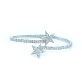 2.5 CT. Star Bangle Diamond Bracelet 14K - White Carat - USA & Canada